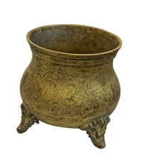 Vintage Messing Topf Mini