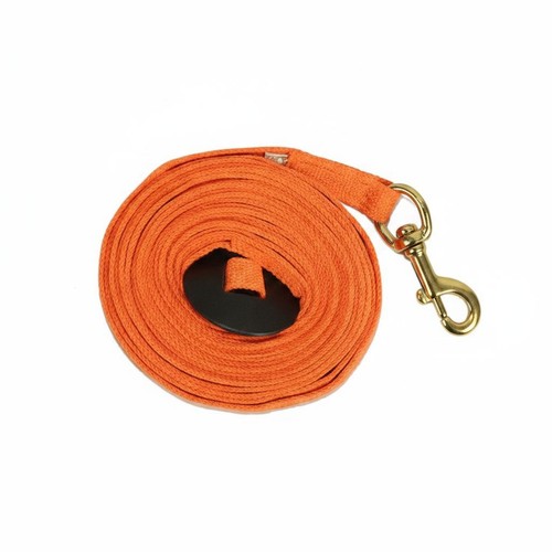 Vibrant orange pferdelonge - 7.6,