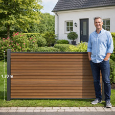 WPC CoEx Zaun 120x180cm