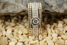 0,75 ct. Brillant Anhänger Gold 585 MONCARA Diamanten LR W Länge 28,5 mm 8,79 g