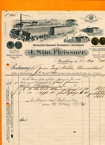 Rechnung 1912