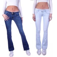 Damen Jeans Hose Bootcut
