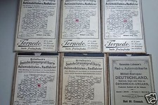 6 Strassenkarten Automobilia