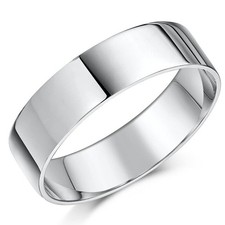 6mm Platinum Hochzeit Ring