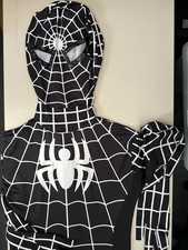 Spiderman Kostüm Gr. 160 Schwarz