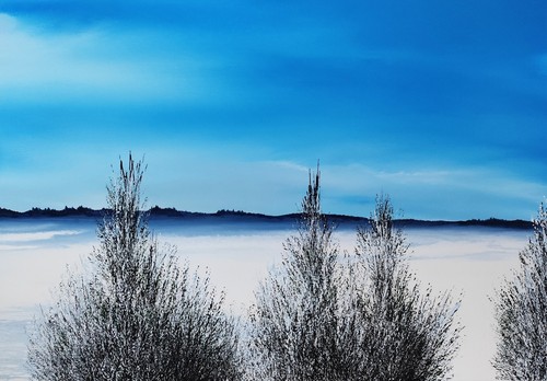 Abstrakte malerei landschaft - abstrakte,