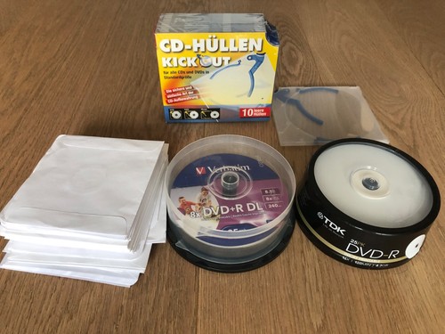 Dvd und hüllen zu - cd-hüllen,