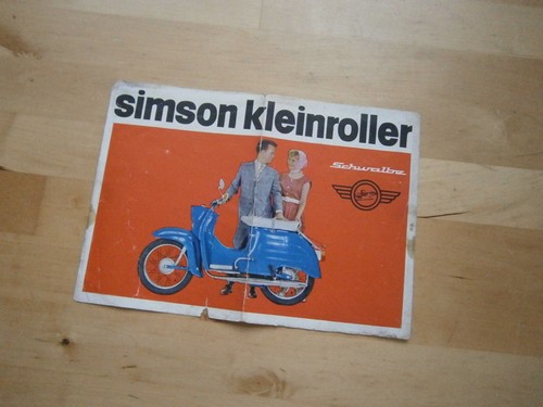 Simson kleinroller schwalbe - "simson,