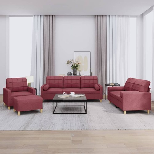 Sofagarnitur mit kissen sessel - sofagarnitur,