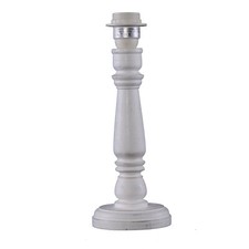 Tischleuchte Holz Natur Weiß