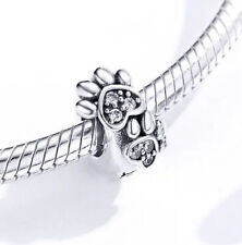 Charm Stopper Ring Pfoten 925