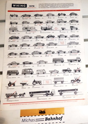 Wiking katalog 1978 - wiking,