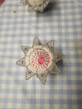 Christbaumschmuck Lauscha Tinsel Stern 8cm Reflexkugel Weihnachtsschmuck Glas