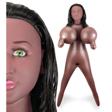 Gummipuppe mit dunkler Haut