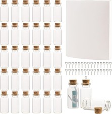 30 Stück Mini Glasflaschen