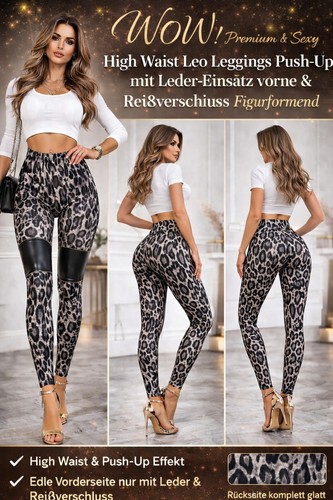 Damen leggings - 34🐆✨,