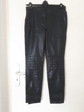 Damen Hose von Marc Caine, Kunst - Leder, schwarz, Gr. 40, M - L, total neu!