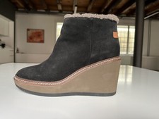 SEE BY CHLOE Wedge Stiefel wie NEU Leder schwarz 39 NP 360€  -019