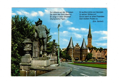 Ansichtskarte hansestadt - ansichtskarte,