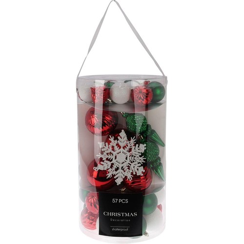 Weihnachtskugeln rot grün - weihnachtskugeln,