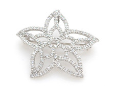 Brosche 925 Sterling SILBER silver argento broche Anstecknadel brooch Anhänger