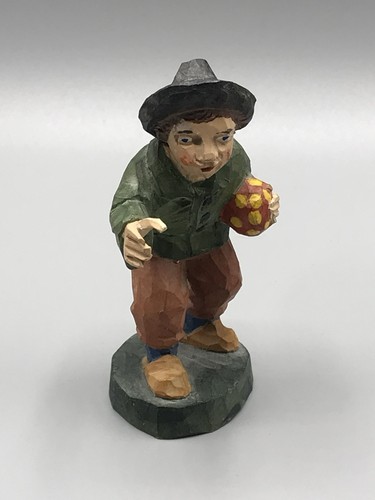 Alte holz krippenfigur junge - holz,