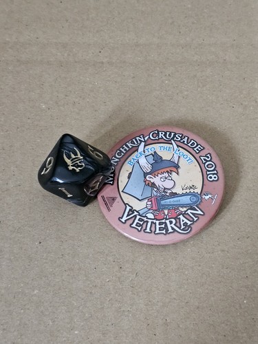 Rare munchkin black die - die, d10