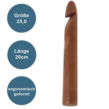 Holz-Häkelnadel Größe 25,0