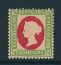 Helgoland Fehldruck Mi. Nr. 8 F** postfrisch geprüft Lemberger BPP 220 Euro