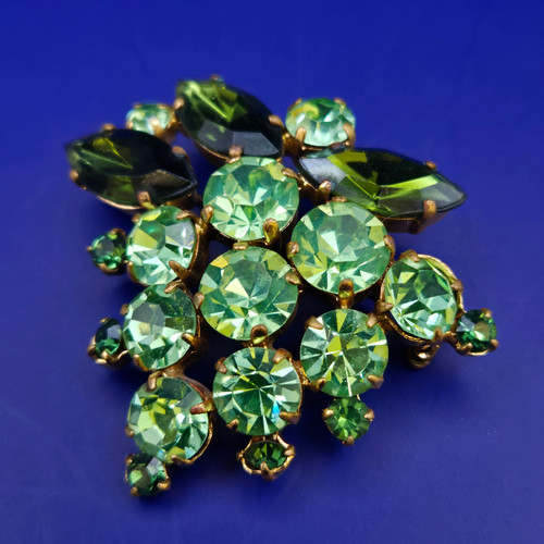 Vintage modeschmuck brosche - brosche, in