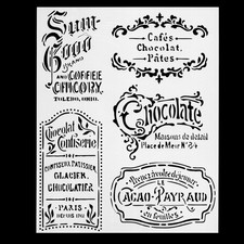 Schablone Airbrush Basteln