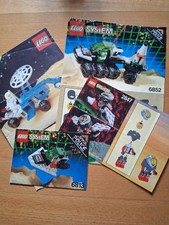Lego Space Police 4 Bauanleitungen 2847 6844 6852 6813