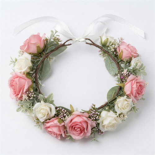 Basics blumenkranz stirnband - blumenkranz,