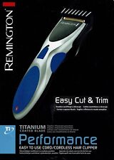REMINGTON Titanium Performance Netz- / Akku HAARSCHNEIDER BARTSCHNEIDER NEU OVP