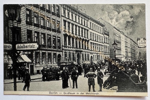 Berlin großfeuer - ak,