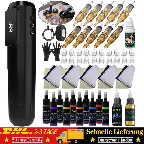 Wireless tattoo maschine - tattoo, set