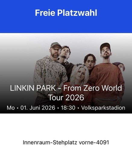 Linkin park volksparkstadion - linkin,
