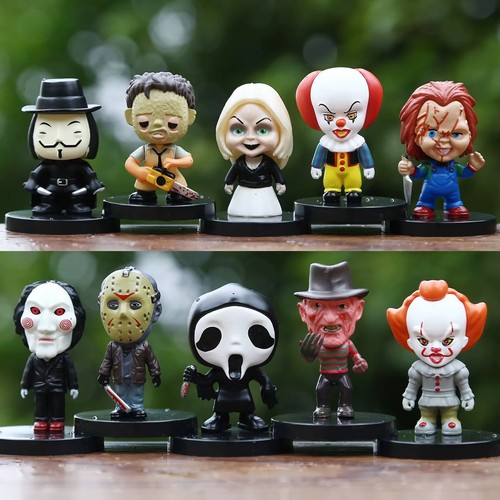 10pcs horror film serie jason - horror,