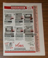 Seltene Werbung VOBIS LP 3451 AT VGA 386 SX FLYER 8100 AT 386 VGA Laptops 1991