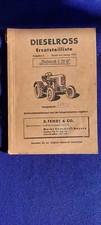 Fendt  F20 G Schlepper Dieselross Ersatzteilliste 1952,sehr rar
