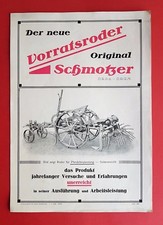 Prospekt SCHMOTZER 1935 Vorratsroder  ( F16448
