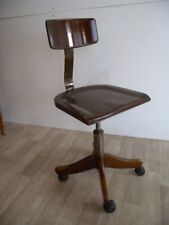 Antik Drehstuhl  Bürostuhl Ama Elastik Architektenstuhl Bauhaus Art Deco Nr.536