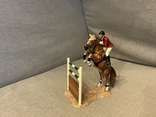 SCHLEICH 42026 Springreiter mit Hindernis - Gebraucht 