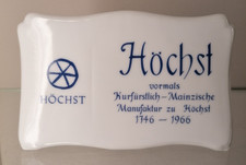 HÖCHST Porzellan Werbung WERBE PORZELLAN-AUFSTELLER  RAR