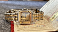 Cartier Panthere Lady Stahl / Gold Damenuhr 22mm Ref. 166921 Quartz FULLSET