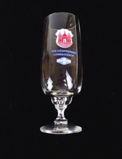 Altes Bierglas VEB Dämpferbau Lommatzsch impulsa DDR Glas