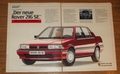 Seltene werbung austin rover - werbung,