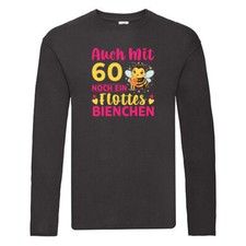 60. Geburtstag | Flottes Bienchen | 60 Jahre v2 Long Sleeve Schwarz