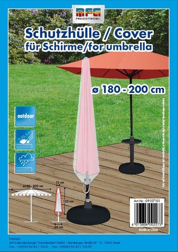 Sonnenschirm schutzhülle - sonnenschirm,