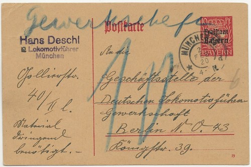 1125 eisenbahn münchen - ak,